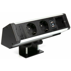 ASA Plastici   Versadesk SR 2x220, 2 USB (06123F00029)