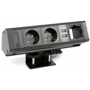 ASA Plastici   Versadesk BL 2x220, 2 USB (06123F00030)